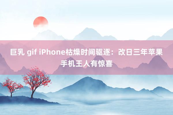 巨乳 gif iPhone枯燥时间驱逐：改日三年苹果手机王人有惊喜
