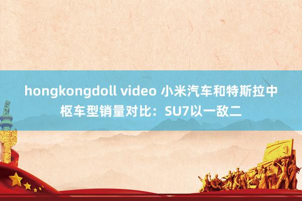 hongkongdoll video 小米汽车和特斯拉中枢车型销量对比：SU7以一敌二